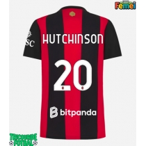 Echipament fotbal AC Milan Omari Hutchinson #20 Tricou Acasa 2026-27 pentru femei maneca scurta