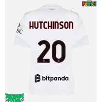 Echipament fotbal AC Milan Omari Hutchinson #20 Tricou Deplasare 2026-27 pentru femei maneca scurta
