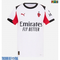 Echipament fotbal AC Milan Pervis Estupinan #2 Tricou Deplasare 2025-26 pentru femei maneca scurta