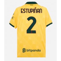 Echipament fotbal AC Milan Pervis Estupinan #2 Tricou Treilea 2025-26 maneca scurta