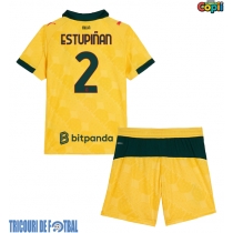 Echipament fotbal AC Milan Pervis Estupinan #2 Tricou Treilea 2025-26 pentru copii maneca scurta (+ Pantaloni scurti)