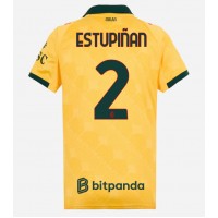 Echipament fotbal AC Milan Pervis Estupinan #2 Tricou Treilea 2025-26 pentru femei maneca scurta