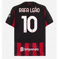 Echipament fotbal AC Milan Rafael Leao #10 Tricou Acasa 2025-26 maneca scurta