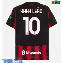 Echipament fotbal AC Milan Rafael Leao #10 Tricou Acasa 2025-26 maneca scurta
