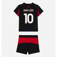 Echipament fotbal AC Milan Rafael Leao #10 Tricou Acasa 2025-26 pentru copii maneca scurta (+ Pantaloni scurti)