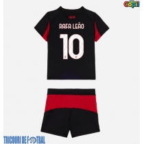Echipament fotbal AC Milan Rafael Leao #10 Tricou Acasa 2025-26 pentru copii maneca scurta (+ Pantaloni scurti)