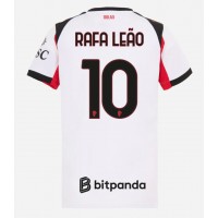 Echipament fotbal AC Milan Rafael Leao #10 Tricou Deplasare 2025-26 pentru femei maneca scurta