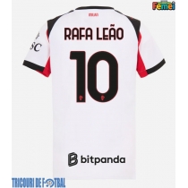 Echipament fotbal AC Milan Rafael Leao #10 Tricou Deplasare 2025-26 pentru femei maneca scurta