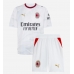 Echipament fotbal AC Milan Rafael Leao #10 Tricou Deplasare 2026-27 pentru copii maneca scurta (+ Pantaloni scurti)