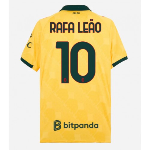 Echipament fotbal AC Milan Rafael Leao #10 Tricou Treilea 2025-26 maneca scurta Echipament fotbal AC Milan Rafael Leao #10 Tricou Treilea 2025-26 maneca scurta