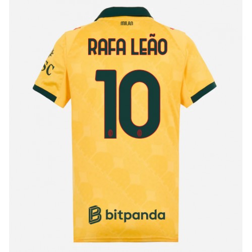 Echipament fotbal AC Milan Rafael Leao #10 Tricou Treilea 2025-26 pentru femei maneca scurta Echipament fotbal AC Milan Rafael Leao #10 Tricou Treilea 2025-26 pentru femei maneca scurta