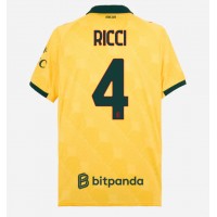 Echipament fotbal AC Milan Samuele Ricci #4 Tricou Treilea 2025-26 maneca scurta