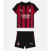 Echipament fotbal AC Milan Santiago Gimenez #7 Tricou Acasa 2025-26 pentru copii maneca scurta (+ Pantaloni scurti)
