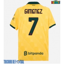 Echipament fotbal AC Milan Santiago Gimenez #7 Tricou Treilea 2025-26 maneca scurta
