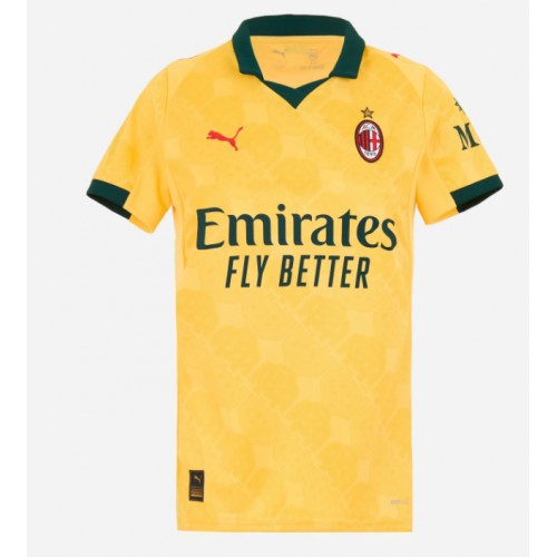 Echipament fotbal AC Milan Santiago Gimenez #7 Tricou Treilea 2025-26 pentru femei maneca scurta Echipament fotbal AC Milan Santiago Gimenez #7 Tricou Treilea 2025-26 pentru femei maneca scurta