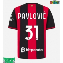 Echipament fotbal AC Milan Strahinja Pavlovic #31 Tricou Acasa 2026-27 maneca scurta