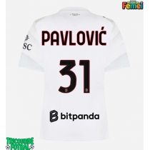 Echipament fotbal AC Milan Strahinja Pavlovic #31 Tricou Deplasare 2026-27 pentru femei maneca scurta