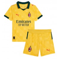 Echipament fotbal AC Milan Strahinja Pavlovic #31 Tricou Treilea 2025-26 pentru copii maneca scurta (+ Pantaloni scurti)