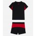 Echipament fotbal AC Milan Tricou Acasa 2025-26 pentru copii maneca scurta (+ Pantaloni scurti)