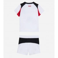 Echipament fotbal AC Milan Tricou Deplasare 2025-26 pentru copii maneca scurta (+ Pantaloni scurti)