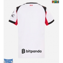 Echipament fotbal AC Milan Tricou Deplasare 2025-26 pentru femei maneca scurta