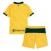 Echipament fotbal AC Milan Tricou Treilea 2025-26 pentru copii maneca scurta (+ Pantaloni scurti)