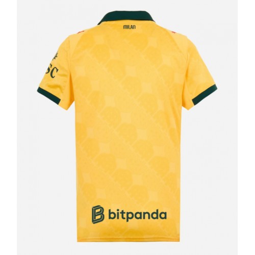 Echipament fotbal AC Milan Tricou Treilea 2025-26 pentru femei maneca scurta Echipament fotbal AC Milan Tricou Treilea 2025-26 pentru femei maneca scurta