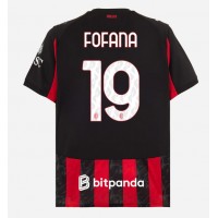 Echipament fotbal AC Milan Youssouf Fofana #19 Tricou Acasa 2025-26 maneca scurta