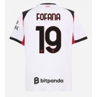 Echipament fotbal AC Milan Youssouf Fofana #19 Tricou Deplasare 2025-26 maneca scurta
