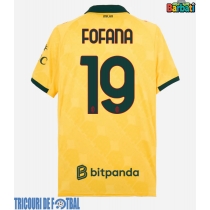 Echipament fotbal AC Milan Youssouf Fofana #19 Tricou Treilea 2025-26 maneca scurta