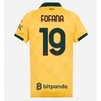 Echipament fotbal AC Milan Youssouf Fofana #19 Tricou Treilea 2025-26 pentru femei maneca scurta