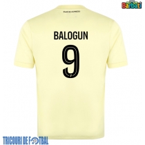Echipament fotbal AS Monaco Folarin Balogun #9 Tricou Treilea 2025-26 maneca scurta