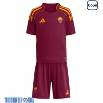 Echipament fotbal AS Roma Artem Dovbyk #9 Tricou Acasa 2025-26 pentru copii maneca scurta (+ Pantaloni scurti)