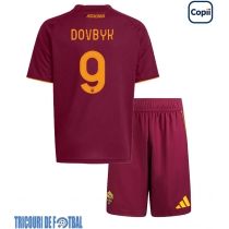 Echipament fotbal AS Roma Artem Dovbyk #9 Tricou Acasa 2025-26 pentru copii maneca scurta (+ Pantaloni scurti)