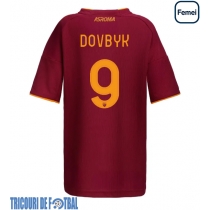 Echipament fotbal AS Roma Artem Dovbyk #9 Tricou Acasa 2025-26 pentru femei maneca scurta