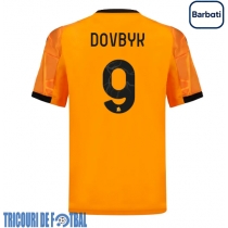 Echipament fotbal AS Roma Artem Dovbyk #9 Tricou Deplasare 2025-26 maneca scurta