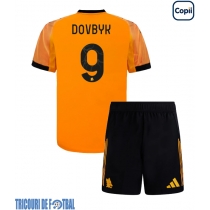 Echipament fotbal AS Roma Artem Dovbyk #9 Tricou Deplasare 2025-26 pentru copii maneca scurta (+ Pantaloni scurti)
