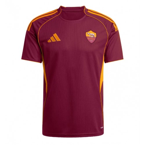 Echipament fotbal AS Roma Bryan Cristante #4 Tricou Acasa 2025-26 maneca scurta Echipament fotbal AS Roma Bryan Cristante #4 Tricou Acasa 2025-26 maneca scurta