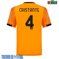 Echipament fotbal AS Roma Bryan Cristante #4 Tricou Deplasare 2025-26 maneca scurta