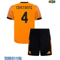 Echipament fotbal AS Roma Bryan Cristante #4 Tricou Deplasare 2025-26 pentru copii maneca scurta (+ Pantaloni scurti)
