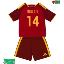 Echipament fotbal AS Roma Donyell Malen #14 Tricou Acasa 2026-27 pentru copii maneca scurta (+ Pantaloni scurti)