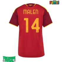Echipament fotbal AS Roma Donyell Malen #14 Tricou Acasa 2026-27 pentru femei maneca scurta