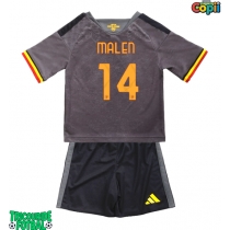 Echipament fotbal AS Roma Donyell Malen #14 Tricou Treilea 2026-27 pentru copii maneca scurta (+ Pantaloni scurti)