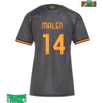 Echipament fotbal AS Roma Donyell Malen #14 Tricou Treilea 2026-27 pentru femei maneca scurta
