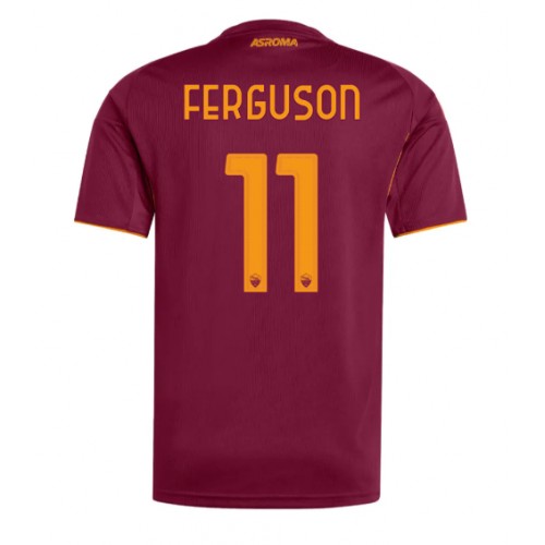 Echipament fotbal AS Roma Evan Ferguson #11 Tricou Acasa 2025-26 maneca scurta Echipament fotbal AS Roma Evan Ferguson #11 Tricou Acasa 2025-26 maneca scurta