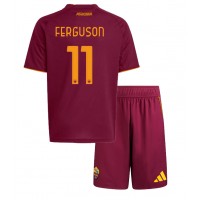 Echipament fotbal AS Roma Evan Ferguson #11 Tricou Acasa 2025-26 pentru copii maneca scurta (+ Pantaloni scurti)