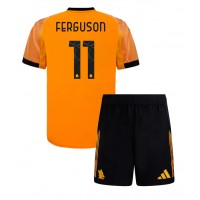 Echipament fotbal AS Roma Evan Ferguson #11 Tricou Deplasare 2025-26 pentru copii maneca scurta (+ Pantaloni scurti)