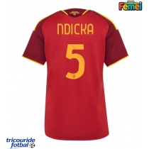 Echipament fotbal AS Roma Evan Ndicka #5 Tricou Acasa 2026-27 pentru femei maneca scurta