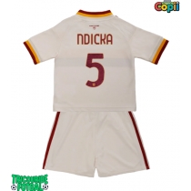 Echipament fotbal AS Roma Evan Ndicka #5 Tricou Deplasare 2026-27 pentru copii maneca scurta (+ Pantaloni scurti)