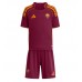 Echipament fotbal AS Roma Gianluca Mancini #23 Tricou Acasa 2025-26 pentru copii maneca scurta (+ Pantaloni scurti)